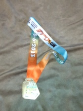 One of the best medals yet.  Not the best... but, up there!