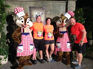 Chip and Dale, along with some of my old homies from Pekin HS.  
