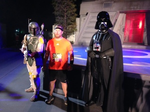 Boba Fett, Me, and Darth Vader.  I'm lucky I made it out alive.